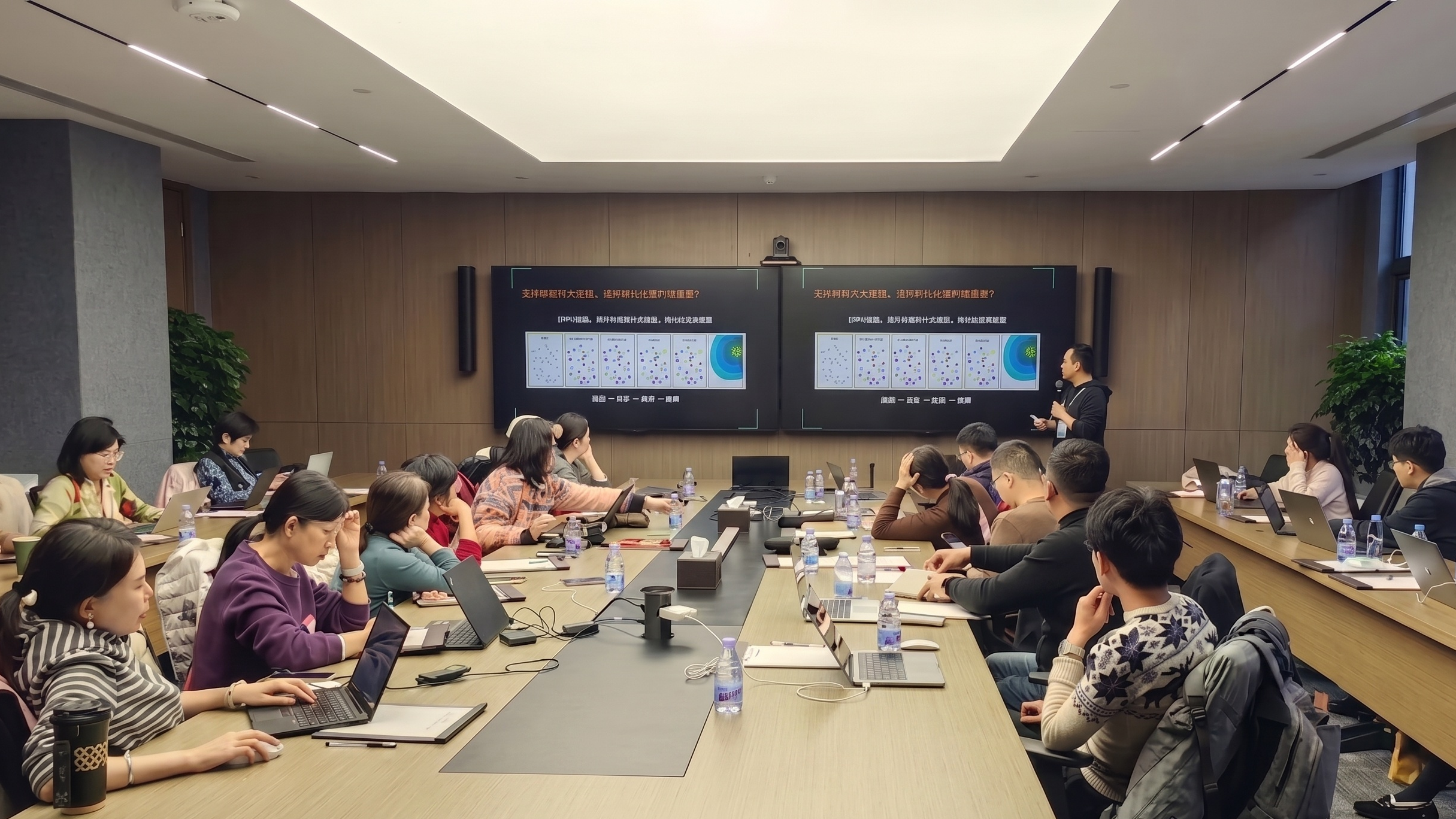 青盟 AI 研习社活动现场与社群学习氛围